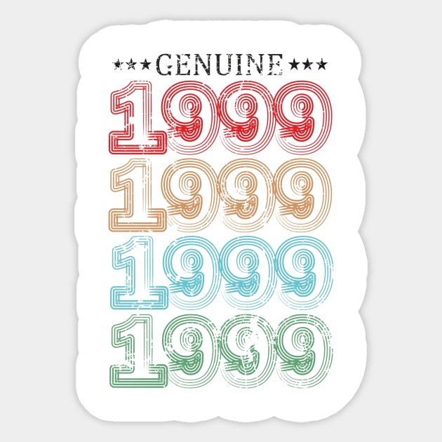 Geunine 1999 birthday gift Sticker by martinlipnik40